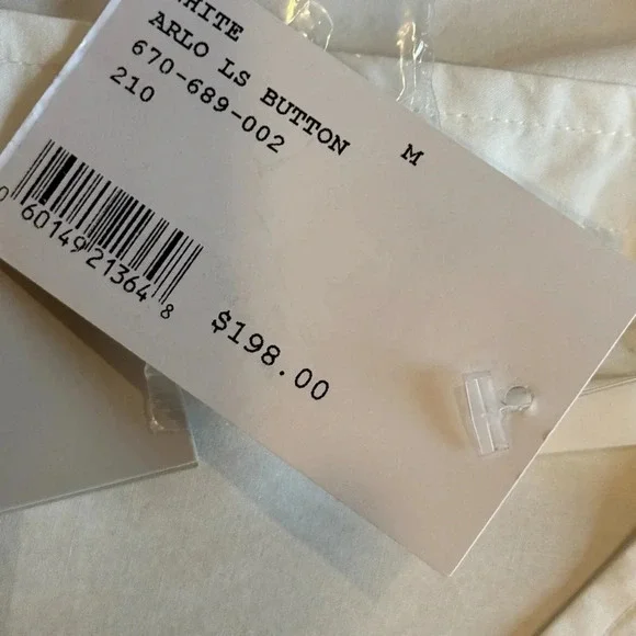 Rails Women’s Arlo White Long Sleeve Button Down Size M - Picture 9 of 13